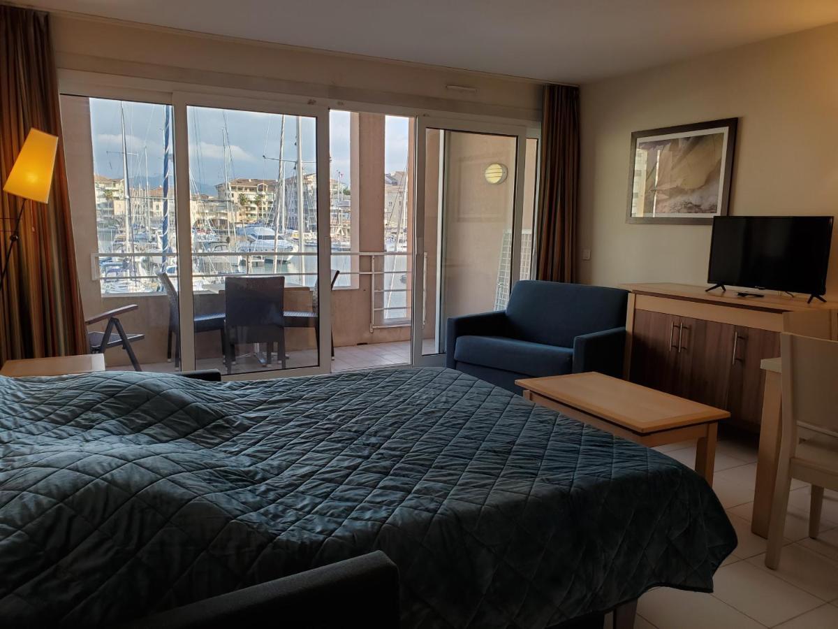Apartment Cap Hermes Vue Port 30m2 Climatise Piscine *